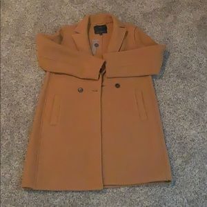 J Crew Italian boiled wool topcoat
